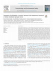 Research paper thumbnail of Assessment of allelopathic, cytotoxic, genotoxic and antigenotoxic potential of Smilax brasiliensis Sprengel leaves