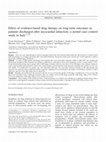 Research paper thumbnail of Effect of evidence‐based drug therapy on long‐term outcomes in patients discharged after myocardial infarction: a nested case–control study in Italy