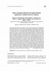 Research paper thumbnail of Enteric pathogens associated with gastrointestinal dysfunction in children with HIV infection