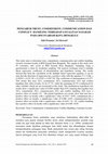 Research paper thumbnail of Pengaruh Trust, Commitment, Communication Dan Conflict Handling Terhadap Loyalitas Nasabah Pada Bni Syariah Kota Bengkulu