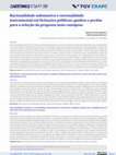 Research paper thumbnail of Racionalidade substantiva e racionalidade instrumental em licitações públicas: ganhos e perdas para a seleção da proposta mais vantajosa