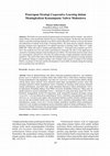 Research paper thumbnail of Penerapan Strategi Cooperative Learning dalam Meningkatkan Kemampuan Nahwu Mahasiswa