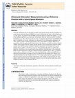 Research paper thumbnail of Ultrasound Attenuation Measurements Using a Reference Phantom with Sound Speed Mismatch