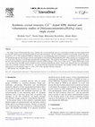 Research paper thumbnail of Synthesis, crystal structure, Cu2+ doped EPR, thermal and voltammetric studies of [Ni(isonicotinamide)2(H2O)4]·(sac)2 single crystal