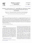 Research paper thumbnail of Synthesis, crystal structure, Cu2+ doped EPR and voltammetric studies of bis[N-(2-hydroxyethyl)ethylenediamine]zinc(II) squarate monohydrate