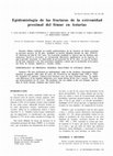 Research paper thumbnail of Epidemiología de las fracturas de la extremidad proximal del fémur en asturias