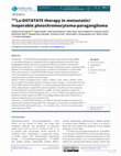 Research paper thumbnail of 177Lu-DOTATATE therapy in metastatic/inoperable pheochromocytoma-paraganglioma