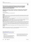 Research paper thumbnail of Prior testosterone replacement therapy may impact spermatogenic response to combined gonadotropin therapy in severe congenital hypogonadotropic hypogonadism