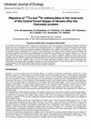 Research paper thumbnail of Migration of 137Cs and 90Sr radionuclides in the rural area of the Central Forest Steppe of Ukraine after the Chernobyl accident