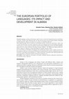 Research paper thumbnail of The European Portfolio of Languages: Its Impact and Development in Albania