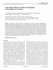 Research paper thumbnail of Using APSIM-soiltemp to simulate soil temperature in the podding zone of peanut