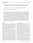 Research paper thumbnail of Identifying chickpea homoclimes using the APSIM chickpea model