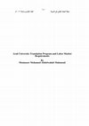 Research paper thumbnail of Arab University Translation Program and Labor Market Requirements