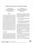 Research paper thumbnail of An efficient practical heuristic for good ratio-cut partitioning