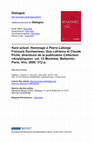 Research paper thumbnail of Kant actuel. Hommage à Pierre Laberge François Duchesneau, Guy Lafrance et Claude Piché, directeurs de la publication Collection «Analytiques», vol. 12 Montréal, Bellarmin; Paris, Vrin, 2000, 312 p