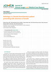 Research paper thumbnail of Aetiology in a female bronchiectasis patient presenting with shortness of breath