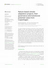 Research paper thumbnail of Nature-based climate adaptation projects, their governance and transitional potential-cases from Copenhagen