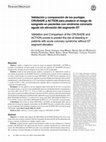 Research paper thumbnail of Validation and Comparison of the CRUSADE and ACTION scores to predict the risk of bleeding in patients with acute coronary syndrome without ST segment elevation