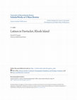 Research paper thumbnail of ScholarWorks at UMass Boston Latinos in Rhode Island