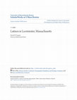 Research paper thumbnail of ScholarWorks at UMass Boston Latinos in Leominster, Massachusetts