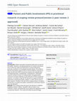 Research paper thumbnail of Patient and Public Involvement (PPI) in preclinical research: A scoping review protocol