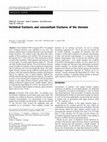 Research paper thumbnail of Vertebral fractures and concomitant fractures of the sternum