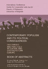 Research paper thumbnail of CONTEMPORARY POPULISM AND ITS POLITICAL CONSEQUENCES: DISCOURSES AND PRACTICES IN CENTRAL AND SOUTH-EASTERN EUROPE Belgrade, 12-13 December 2019