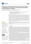 Research paper thumbnail of Temperature and Residential Electricity Demand for Heating and Cooling in G7 Economies: A Method of Moments Panel Quantile Regression Approach