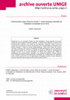 Research paper thumbnail of L'homme-dieu contre l'âme du monde ? : essai d'analyse culturelle de l'habitation occidentale de la Terre