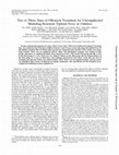 Research paper thumbnail of Two or three days of ofloxacin treatment for uncomplicated multidrug-resistant typhoid fever in children