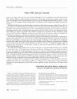 Research paper thumbnail of Hats Off: Journal Awards