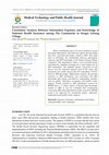 Research paper thumbnail of Correlation Analysis Between Information Exposure and Knowledge of National Health Insurance among The Community in Sungai Lebung Village