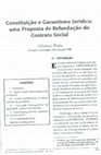 Research paper thumbnail of Constituição e Garantismo Jurídico: uma Proposta de Refundação do Contrato Social