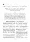 Research paper thumbnail of Comparative evaluation of fodder qualities in different parts of locally available moringa (Moringa oleifera) strains