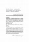 Research paper thumbnail of La patria potestad y la educación religiosa de los hijos en el Tribunal Europeo de Derechos Humanos