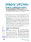 Research paper thumbnail of National Marrow Donor Program–Sponsored Multicenter, Phase II Trial of HLA-Mismatched Unrelated Donor Bone Marrow Transplantation Using Post-Transplant Cyclophosphamide