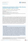 Research paper thumbnail of Modeling intent and destination prediction within a Bayesian framework: Predictive touch as a usecase