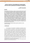 Research paper thumbnail of Escrita científica: Procedimentos e orientações práticas para elaboração de gêneros acadêmicos