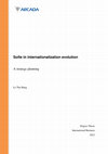 Research paper thumbnail of Sofie in internationalization evolution : A strategy planning