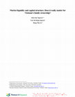 Research paper thumbnail of Market liquidity and capital structure: Does it really matter for Vietnam’s family ownership?