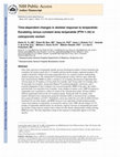 Research paper thumbnail of Time-dependent changes in skeletal response to teriparatide: Escalating vs. constant dose teriparatide (PTH 1–34) in osteoporotic women