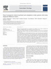 Research paper thumbnail of Phase II prospective study of paclitaxel and carboplatin in older patients with newly diagnosed Müllerian tumors