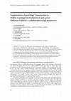 Research paper thumbnail of Argumentative Knowledge Construction in Online Learning Environments in and across Different Cultures: A Collaboration Script Perspective