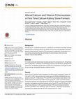 Research paper thumbnail of Altered Calcium and Vitamin D Homeostasis in First-Time Calcium Kidney Stone-Formers