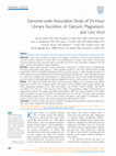 Research paper thumbnail of Genome-wide Association Study of 24-Hour Urinary Excretion of Calcium, Magnesium, and Uric Acid