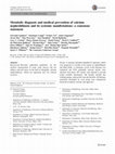 Research paper thumbnail of Metabolic diagnosis and medical prevention of calcium nephrolithiasis and its systemic manifestations: a consensus statement