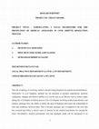 Research paper thumbnail of Formulating a legal framework for the protection of medical apologies in civil dispute resolution process