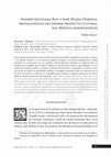 Research paper thumbnail of Andrés Quintana Roo y José María Heredia: protagonistas del primer proyecto cultural del México independiente