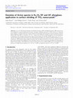 Research paper thumbnail of Densities of active species in N2/H2 RF and HF afterglows: Application to surface nitriding of TiO2 nanocrystals