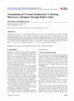 Research paper thumbnail of Transmission of N-Atoms Produced by N&lt;sub&gt;2&lt;/sub&gt; Flowing Microwave Afterglows through Hollow Tubes